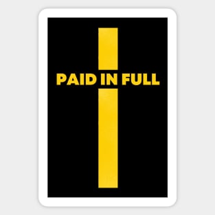 Paid In Full | Christian Saying Sticker